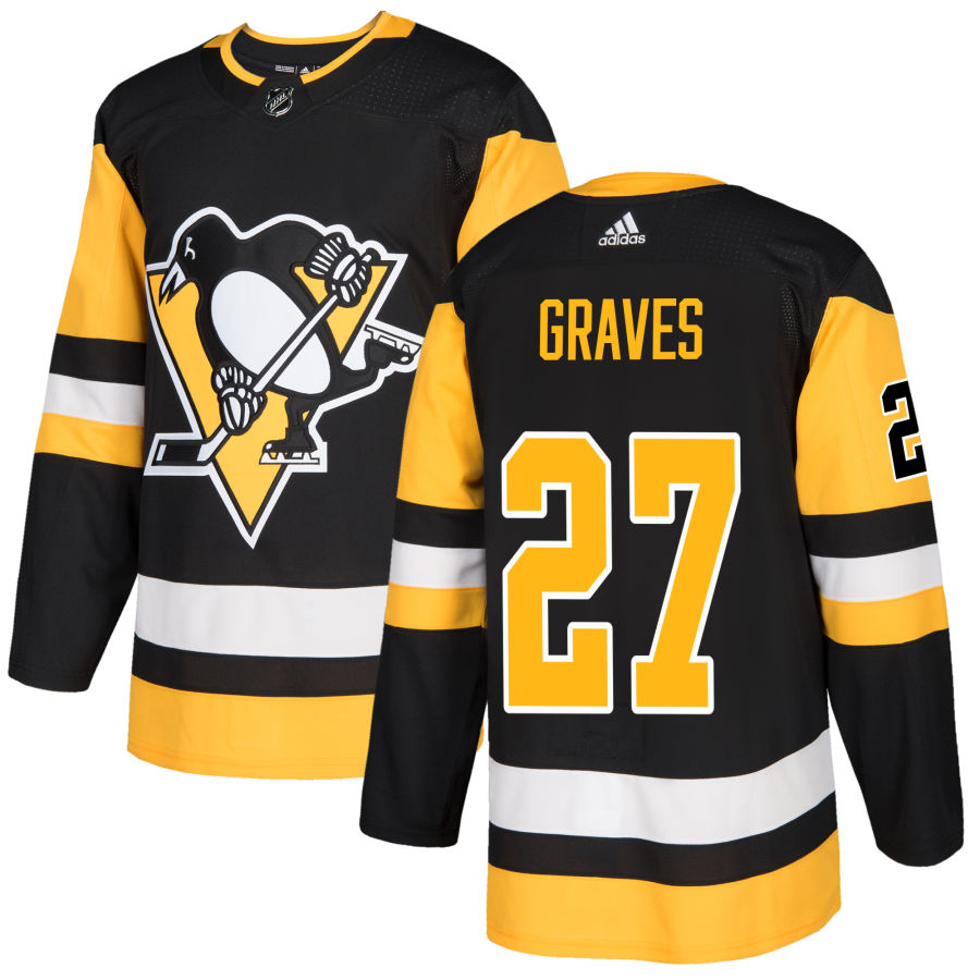 Ryan Graves Pittsburgh Penguins adidas Authentic Jersey - Black