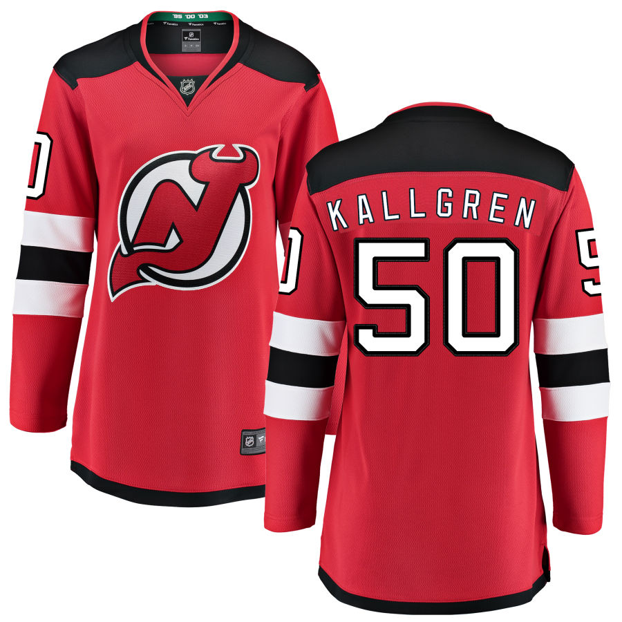 Erik Kallgren New Jersey Devils Fanatics Branded Women's Home Breakaway Jersey - Red